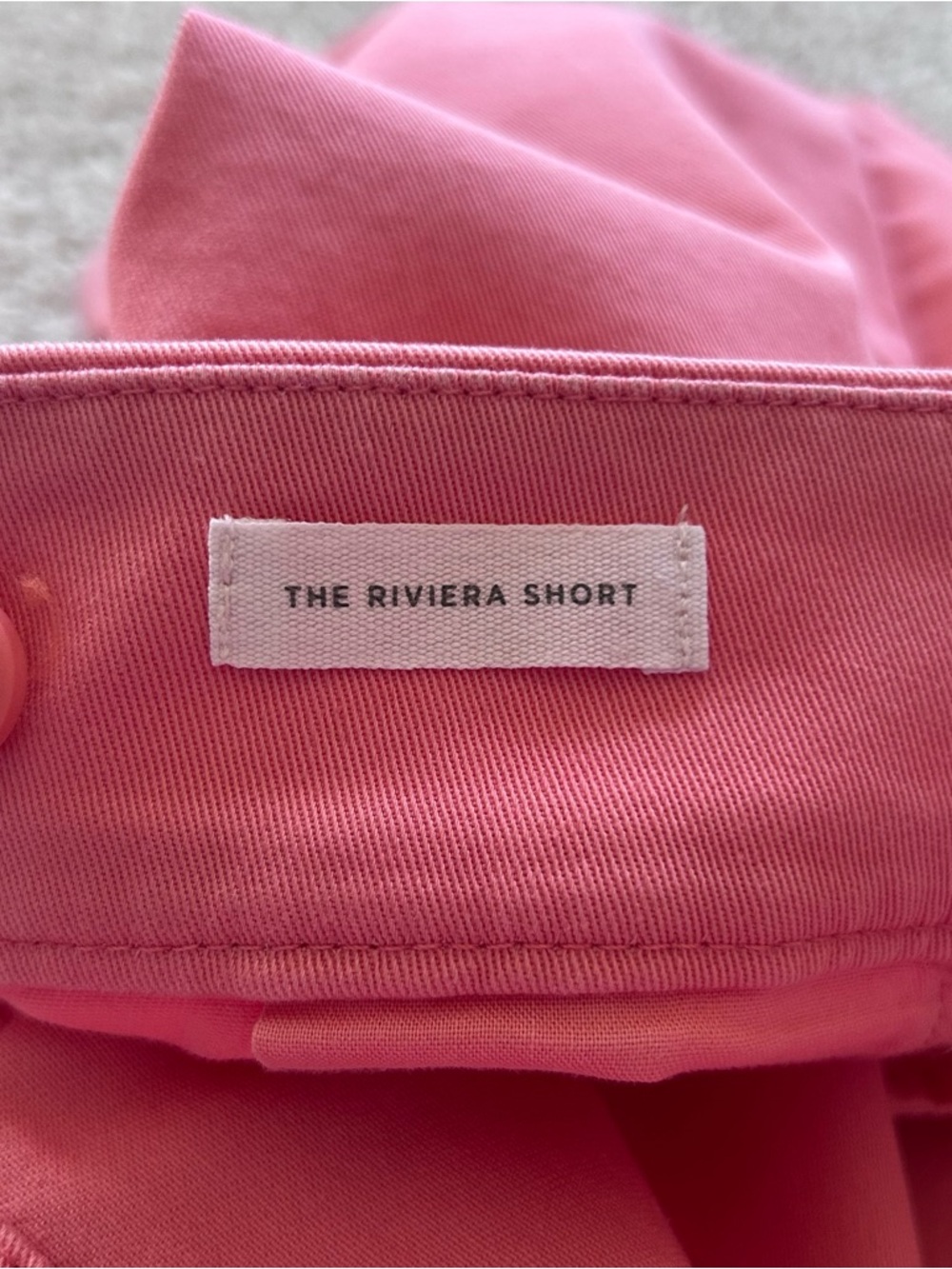 NWT LOFT The Riviera Short Pink Coral Chino Shorts Size 4 4" Inseam - Picture 9 of 12